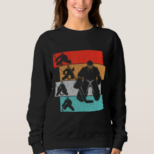 Eishockey Goalie Hockey Spieler Kinder Jungs Jugen Sweatshirt