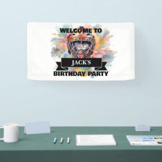 Eishockey Helmet Banner