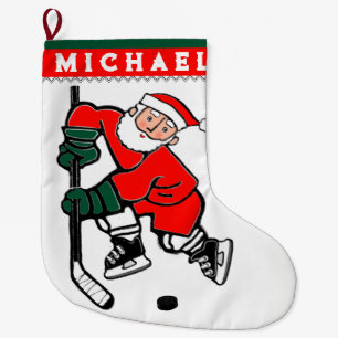 Eishockey-Holiday-Geschenk Großer Weihnachtsstrumpf