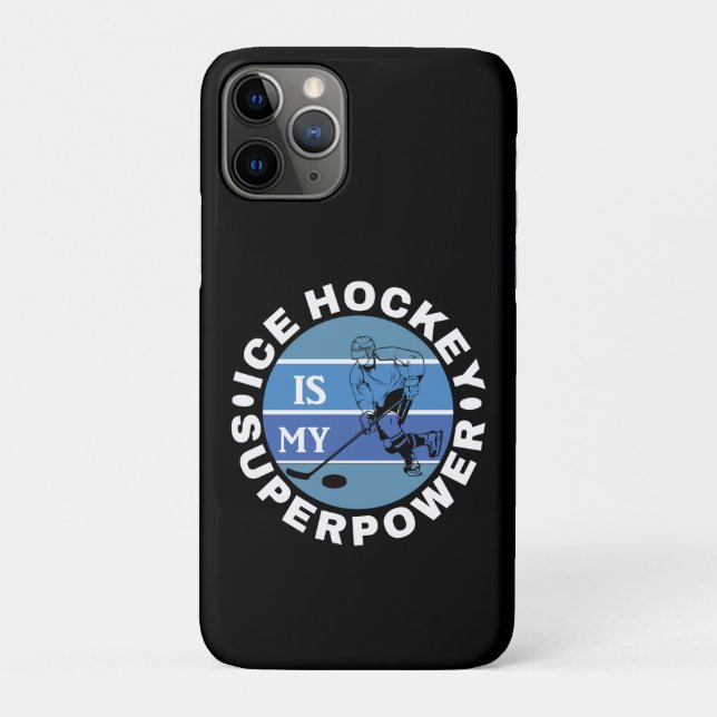 Eishockey ist meine Supermacht Case-Mate iPhone Hülle (Rückseite)
