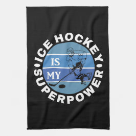 Eishockey ist meine Supermacht Geschirrtuch