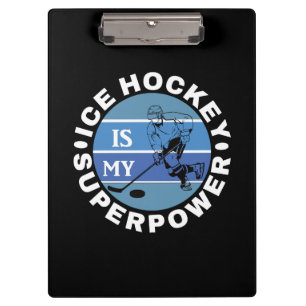 Eishockey ist meine Supermacht Klemmbrett