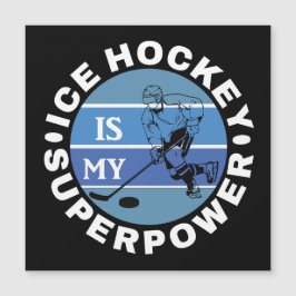 Eishockey ist meine Supermacht Magnetkarte