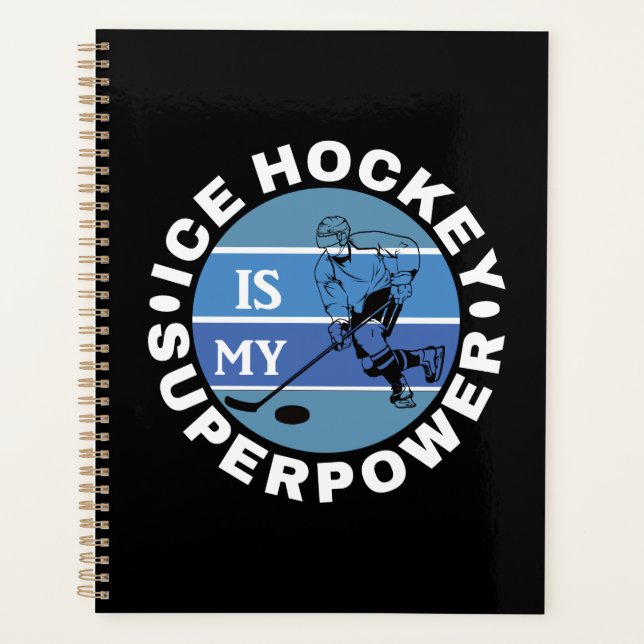 Eishockey ist meine Supermacht Planer (Vorderseite)
