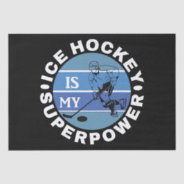 Eishockey ist meine Supermacht Seidenpapier