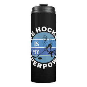 Eishockey ist meine Supermacht Thermosbecher