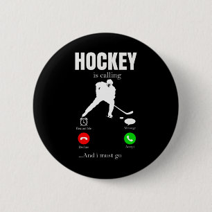 Eishockey Jugend Frauen Puck Hockeyspielerin Spiel Button