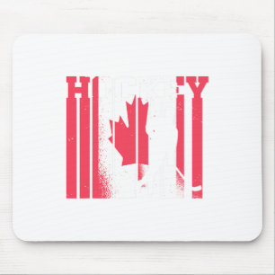 Eishockey kanadischer Spieler Kanada-Flagge Hockey Mousepad