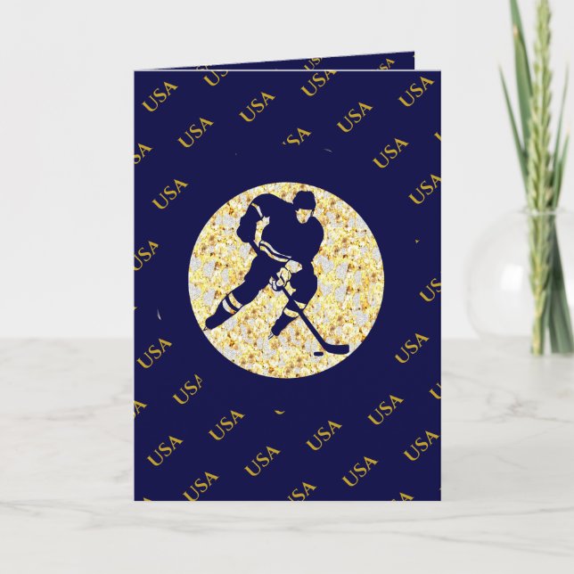 EISHOCKEY  KARTE (Vorderseite)