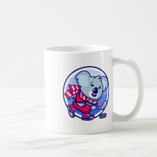 Eishockey Kinder Koala I Lustige Tiere Sport Kaffeetasse