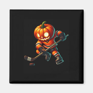 Eishockey-Kürbiskopf-Halloween-Kostüm Männer Junge Magnet