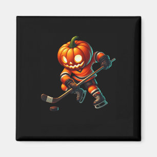 Eishockey-Kürbiskopf-Halloween-Kostüm Männer Junge Magnet