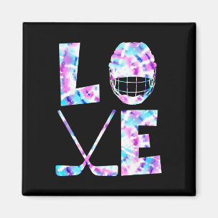 Eishockey-Liebhaber-Geschenk Co. Liebe Eishockey M Magnet