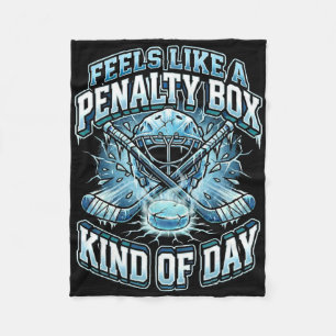 Eishockey lustig fühlt sich wie eine Strafbank Art Fleecedecke