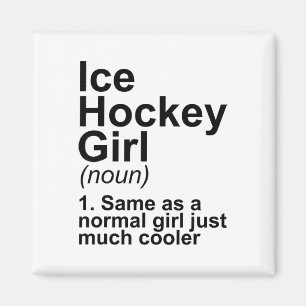 Eishockey Mädchen Definition Magnet