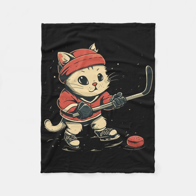 Eishockey Männer  Fleecedecke (Vorderseite)