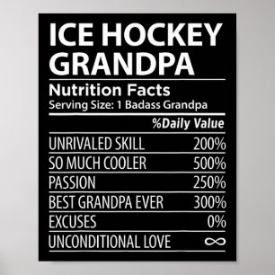 Eishockey-Opa Nährwertangaben Eishockey-Opa Poster