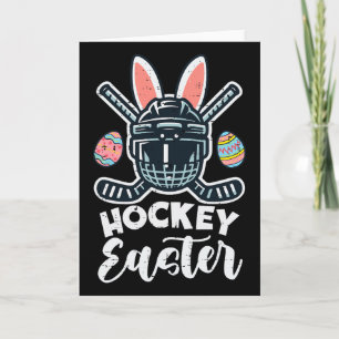 Eishockey-Oster-Helm Puck Sport Männer Jungen Kind Karte