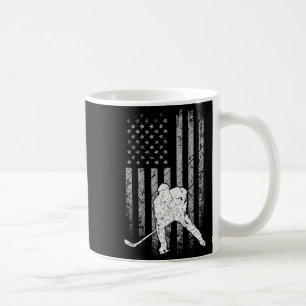 Eishockey patriotische amerikanische Flagge Eishoc Kaffeetasse