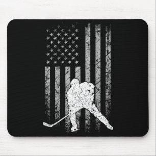 Eishockey patriotische amerikanische Flagge Eishoc Mousepad