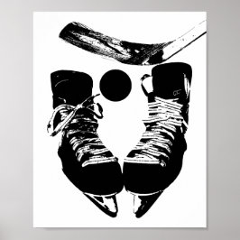 Eishockey-Poster Modern Sports Print Poster