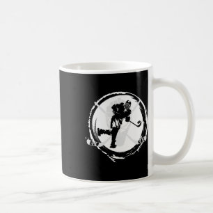 Eishockey Puck Schläger Eisbahn Trainer Coach Gesc Kaffeetasse