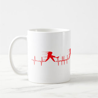 Eishockey Pucks Herzen Herzschlag Valentinstag Kaffeetasse