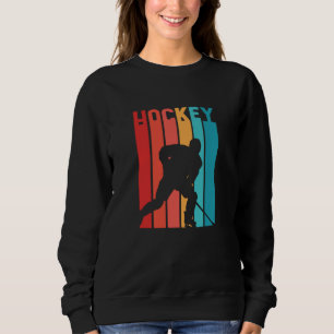 Eishockey Retro Vintage Silhouette Sweatshirt