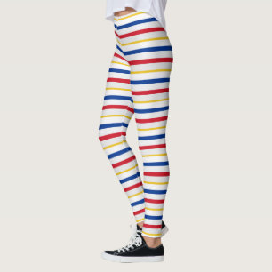 Eishockey-Rink- Stripes-Leggings Leggings