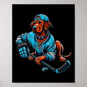 Eishockey Rodesian Ridgeway Dusher Hockey Geist Poster