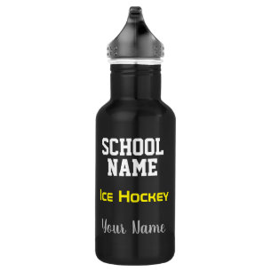 Eishockey - Schaffen Sie Ihren eigenen Schulgeist Edelstahlflasche