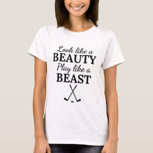 Eishockey: Schau wie ein Schönheitsspiel wie ein B T-Shirt