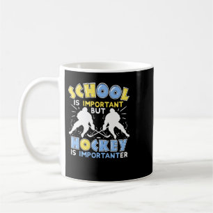 Eishockey-Schule ist wichtig, aber Hockey ist eins Kaffeetasse