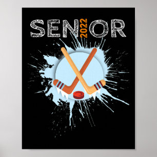 Eishockey Senioren College High School Poster
