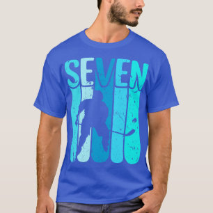 Eishockey-Spieler 7. Geburtstag Boys Eishockey T-Shirt