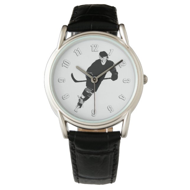 Eishockey-Spieler Armbanduhr (Vorderseite)
