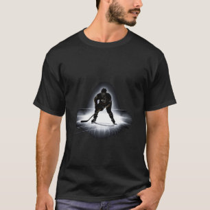 Eishockey-Spieler Hockey-Stick Goalkeeper T-Shirt