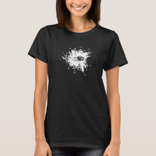 Eishockey-Spieler-Splash T-Shirt