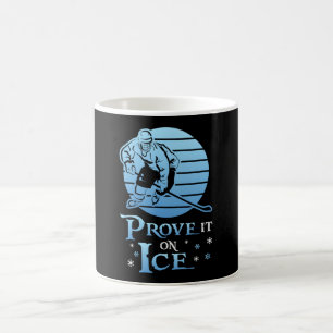 Eishockey Spieler Stick Sport Team Puck Geschenk I Kaffeetasse