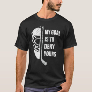 Eishockey-Torhüter Kinder Männer Frauen Hockey-Spi T-Shirt