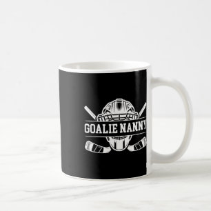 Eishockey-Torhüter-Kindermädchen eines Hockey-Torh Kaffeetasse