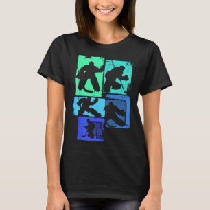 Eishockey Torwart Hockey Spieler Kinder Jungen Jug T-Shirt