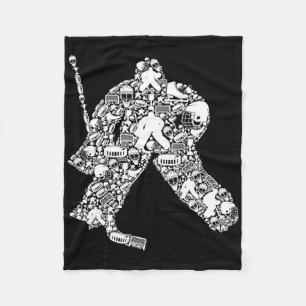 Eishockey Torwart Hockey Spieler Männer Kinder Jun Fleecedecke