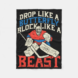 Eishockey-Torwart-Torwart-Trikot  Fleecedecke