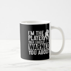Eishockey Vintage Ich bin der Spieler, vor dem Ihr Kaffeetasse