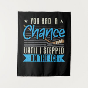 Eishockey Wandteppich