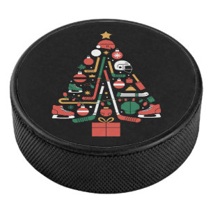 Eishockey-Weihnachtsbaum Xmas-Sport  Eishockey Puck