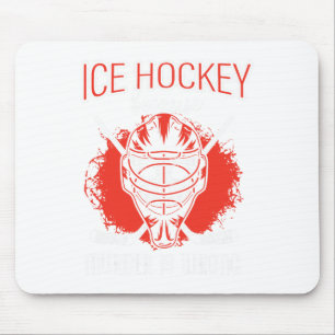 Eishockey, weil Mord falsch ist Eishockey Spiel Mousepad