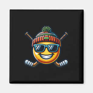 Eishockey-Zitronen-Kühl-Sport-Spaß-Sticks Magnet