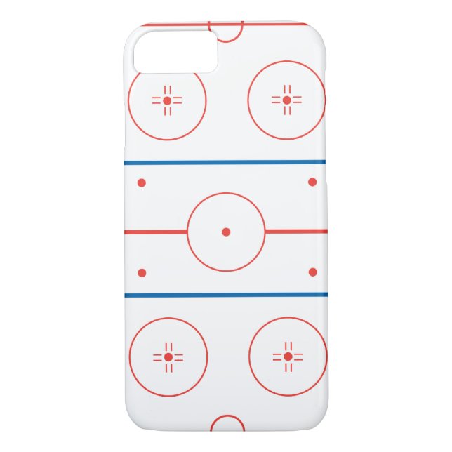 Eishockeybahn Case-Mate iPhone Hülle (Rückseite)